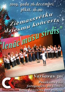 Ziemassvētku koncerts “Ienāc mūsu sirdīs” Poļu kultūras centrā