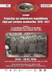 Izstādes “Francijas un sabiedroto ieguldījums cīņā par Latvijas neatkarību. 1918. – 1921.” atklāšana