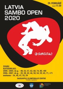 XIV Starptautiskais turnīrs “Daugavpils Sambo Open 2020”