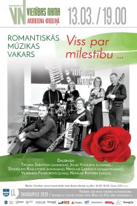 Romantiskās mūzikas vakars “Viss par mīlestību”