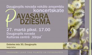 Vokālo ansambļu koncertskate “Pavasara dziesma”