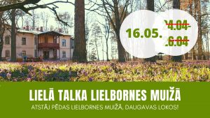 Lielā talka Lielbornes muižā notiks 16. maijā