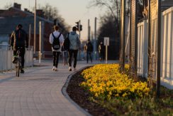 Bruģu ielas promenāde Daugavas labajā krastā