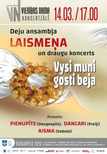 Deju ansambļa “Laismeņa” un draugu sadancis “Vysi muni gosti beja”