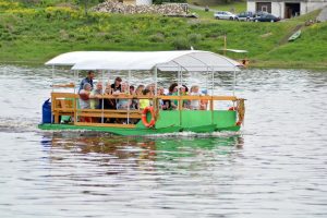 Boat trips on the Daugava River on a raft “Sola”