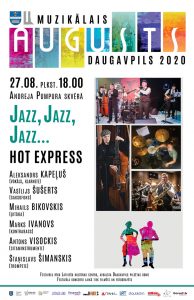 Muzikālais vakars “Jazz, jazz, jazz…” festivāla „Muzikālais augusts Daugavpilī” ietvāros