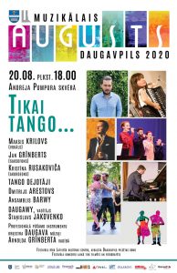 Muzikālais vakars “Tikai tango…” festivāla „Muzikālais augusts Daugavpilī” ietvāros