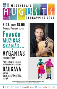 Muzikālais vakars “Franču mūzikas skāņās…” festivāla „Muzikālais augusts Daugavpilī” ietvāros