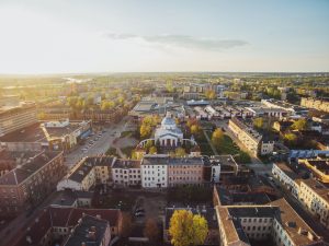 Transporta kustības izmaiņas pilsētas centrā