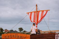 Boat trips on Daugava River with a “Sikspārnis” boat