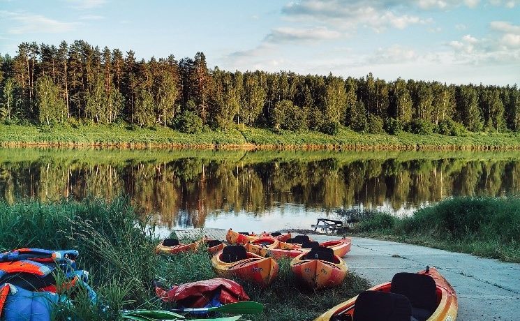 Кемпинг в Даугавас локи