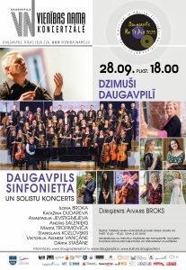 “Daugavpils Sinfonietta” 13 gadu dzimšanas dienas koncerts “Dzimuši Daugavpilī”