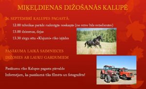 MIĶEĻDIENAS DIŽOŠANĀS KALUPĒ