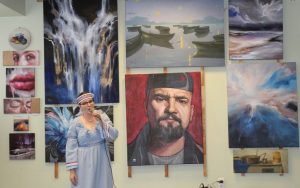 Выставка картин «Водопад чувств» художницы Софии Шабуневич