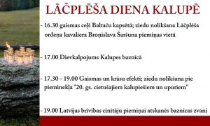 LĀČPLĒŠA DIENA KALUPĒ