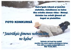 Foto konkurss “Jautrākais ģimenes nobrauciens no kalna”