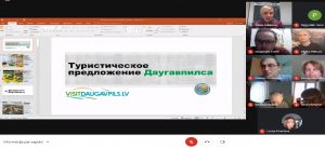 Daugavpils pilsētas pašvaldības tūrisma aģentūra organizēja pirmo virtuālo tikšanos ar tūrisma industrijas pārstāvjiem no Lietuvas