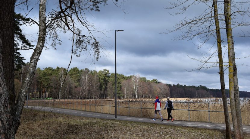 Lielais Stropu Lake Promenade