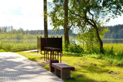 Recreation place near Medumi lake