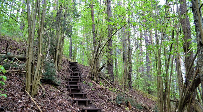 Slutiski ravine trail