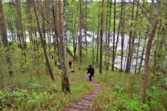 Slutiski ravine trail