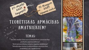 DAUGAVPILĪ NOTIKS APMĀCĪBAS AMATNIEKIEM PROJEKTA CRAFTS IETVAROS