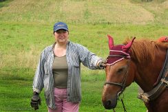 Horseback riding in Bebrene