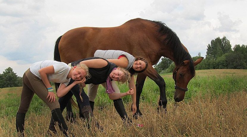 Horseback riding in Bebrene