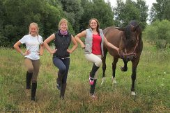 Horseback riding in Bebrene