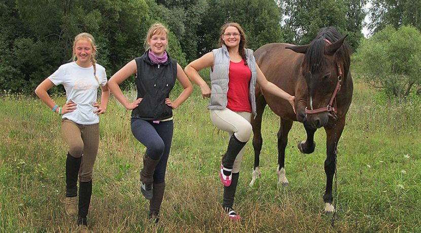 Horseback riding in Bebrene