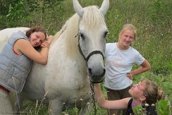 Horseback riding in Bebrene