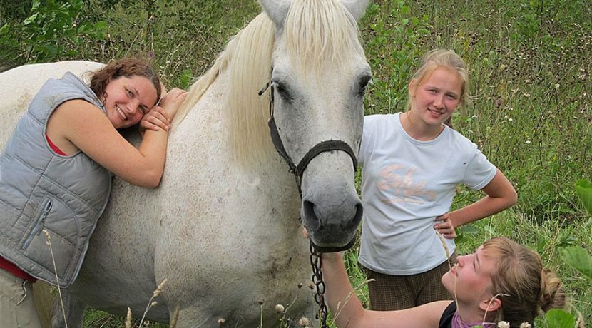 Horseback riding in Bebrene