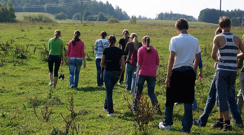 Vides klase dabas parkā „Dvietes paliene”