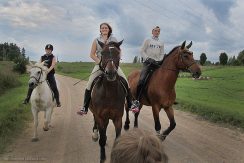 Horseback riding in Bebrene