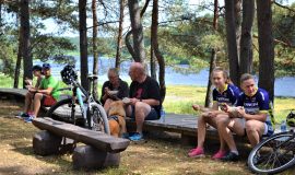 In the nature park “Daugavas loki” happened an exciting summer adventure – Tourism Triathlon 2021