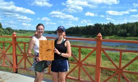 In the nature park “Daugavas loki” happened an exciting summer adventure – Tourism Triathlon 2021