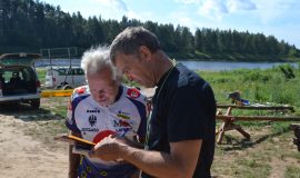 In the nature park “Daugavas loki” happened an exciting summer adventure – Tourism Triathlon 2021