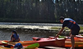 In the nature park “Daugavas loki” happened an exciting summer adventure – Tourism Triathlon 2021