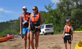 In the nature park “Daugavas loki” happened an exciting summer adventure – Tourism Triathlon 2021