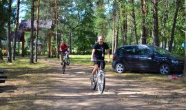 In the nature park “Daugavas loki” happened an exciting summer adventure – Tourism Triathlon 2021