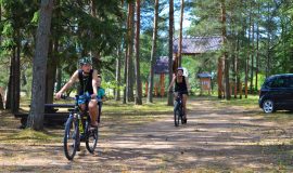 In the nature park “Daugavas loki” happened an exciting summer adventure – Tourism Triathlon 2021