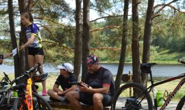 In the nature park “Daugavas loki” happened an exciting summer adventure – Tourism Triathlon 2021