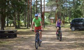 In the nature park “Daugavas loki” happened an exciting summer adventure – Tourism Triathlon 2021