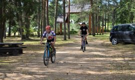 In the nature park “Daugavas loki” happened an exciting summer adventure – Tourism Triathlon 2021