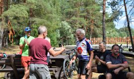 In the nature park “Daugavas loki” happened an exciting summer adventure – Tourism Triathlon 2021