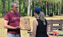 In the nature park “Daugavas loki” happened an exciting summer adventure – Tourism Triathlon 2021