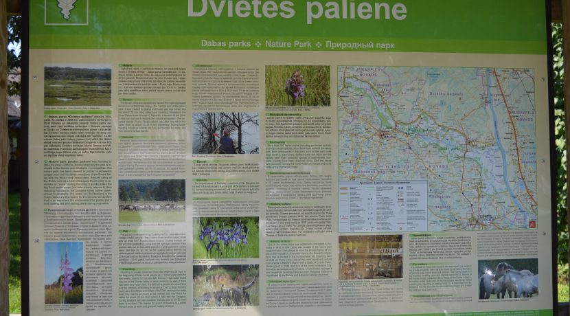Природный парк „Dvietes paliene»