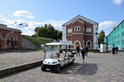 Sightseeing tour in Daugavpils Fortress on electric bus