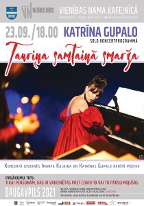 Katrīnas Gupalo solo koncertprogrammā “TAURIŅA SAMTAINĀ SMARŽA”