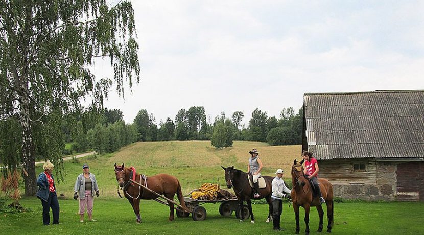 Horseback riding in Bebrene